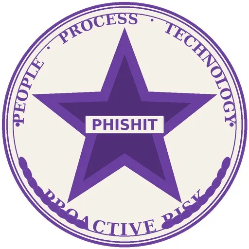 A phishing simulation concept showing a message moving through a secure channel